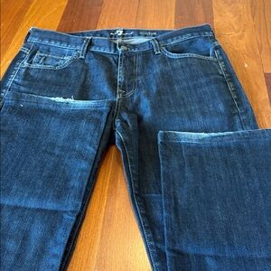 Men’s 7 For All Mankind Austyn Dark Blue Straight Jeans